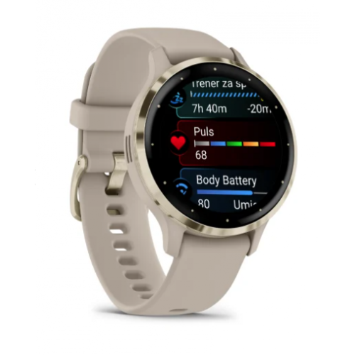 Garmin Venu 3S French Gray Soft Gold